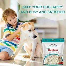 Pets Empire Rawhide Bones for Dogs 4 Inches (500gm) | Rawhide Pressed Chew Stick Young Adult Dog Treat & Dog Food | Dog Treats for All Breed Sizes Dogs