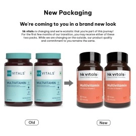 HealthKart Multivitamin - 60 Vegetarian Tablets (Pack of 2)