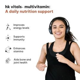 HealthKart Multivitamin - 60 Vegetarian Tablets (Pack of 2)