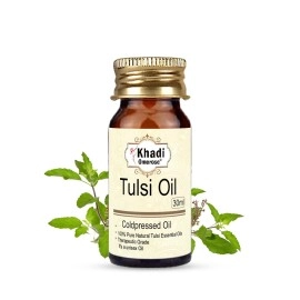 KHADI Omorose Coldpressed Tulsi Oil, 30 ml