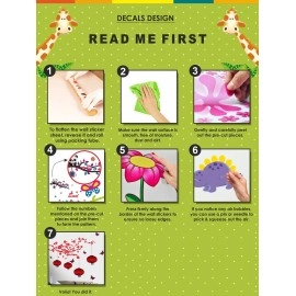 Decals Design \'Lord Ganesha Motif Colourful\' Wall Sticker (PVC Vinyl, 60 cm x 60 cm),Multicolour