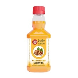 IndicWisdom Wood Pressed Walnut Oil 100ml (Cold Pressed - Extracted on Wooden Churner) Edible  