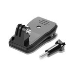 Action Pro 360 Rotary Backpack Hat Rec-Mounts Clip Clamp Mount + Screw for SJCAM, Yi, GoPro Hero 2 3 4 5