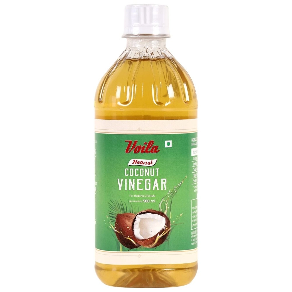 Voila Organic Coconut Vinegar Pet Bottle, 500 ml