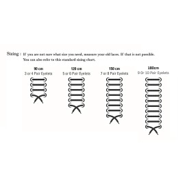 SHOESHINE Round Boot Laces Hiking Trekking Shoe Laces, Black, 150cm