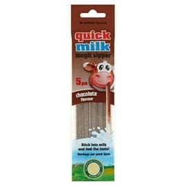 Quick Milk Gluten-free Magic Sipper Straws (Chocolate Flavour) - Pack of 2,5 Pieces