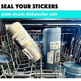 Clear Adhesive Vinyl Laminate 30.5 cm x 457.2 cm Self Seal Laminating Roll for Cricut, Decals, Stickers, Stencils, Tape, Sticky Back Permanent by Turner Moore Edition (Clear Roll, Glossy)