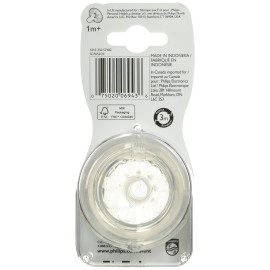 Philips Avent Natural Baby Bottle, Slow Flow 1M+, 2pk, SCF652/23