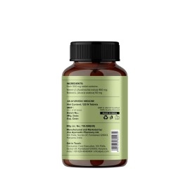 Jiva Neem Ayurvedic Tablets 500mg | Natural Blood Purifier | Skin Wellness | Controls Acne and Pimples | Veg Tablets | 100% Pure & Natural - 120 Tablet (Pack of 3)