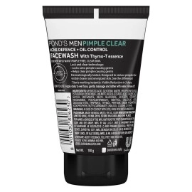 POND\'S Men Pimple Clear Facewash Reduces Pimples In 3 days, 100 g