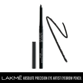 Lakm Absolute Precision Eye Artist Eyebrow Pencil, Natural Black, 0.35g