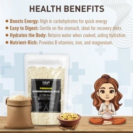 Delight Foods Premium Pure Aromatic 2 Years Old Gobindobhog Rice - 700gm (Set of 2 Packets 500gm + 200gm)