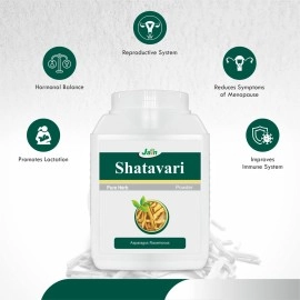 JAIN Shatavari Asparagus Racemosus Pure Powder (500g)