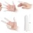 SCHOFIC ANTI-STATIC ESD SAFE CHLORINATED DISPOSABLE LATEX FINGER COTS [REUSABLE RUBBER FINGERTIPS] 4 MIL THICK - White (200)