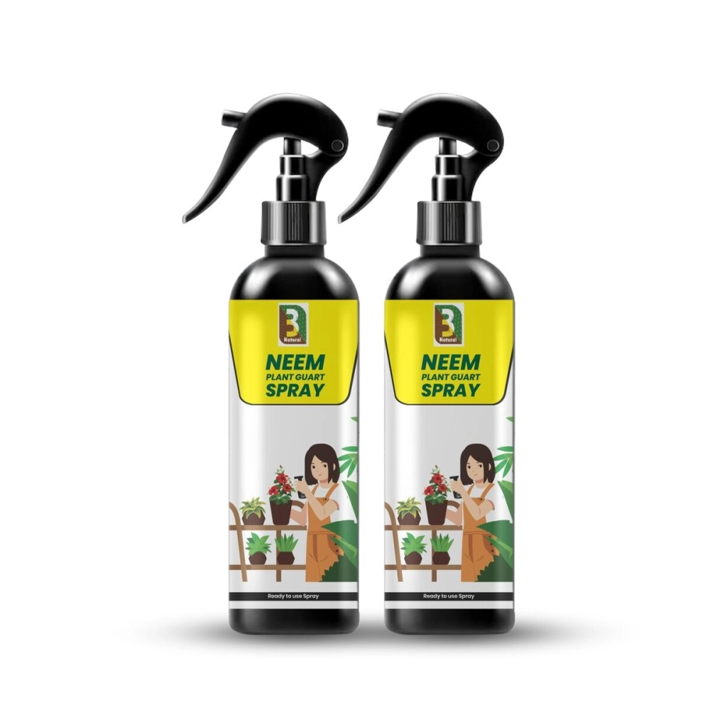 B Natural Neem oil Ready to Use 400ml Organic Cold Pressed Neem Oil Spray for Indoor and Outdoor Plants | Removes Mealybugs, Fungus and Other Pests from plants