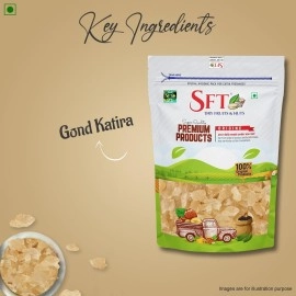 SFT Gond Katira Pure (Edible Gum) - 200 grams | Tragacanth Gum | High Cooling Properties Herbal Food | Super Food |
