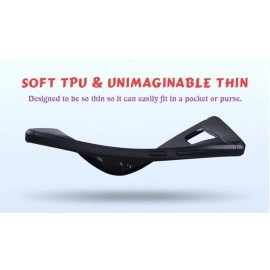 Plus Carbon Fiber Brushed Texture Shockproof Back Case Cover For Samsung Galaxy Note 8 - Midnight Black