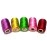 GOELX Silk Thread for Jewelery Making 5 Spools, Purple, Antique Golden, Green, Baby Pink, Maroon