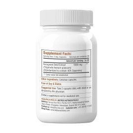 Biotrex Nutraceuticals Fenugreek for Improving Cholesterol Levels (1000 mg, 60 Capsules)