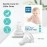 Mee Mee Anti-Colic Easy Flo Silicone Teat, White - Medium - 6 Pieces (Pack of 3)