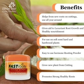 Divine Tree Fast Root Dry Powder Rooting Hormone for Plant 50 Gram