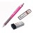 rOtring Tikky Mechanical Pencil, 0.5mm, Neon Pink Plus 2B Lead Box & Eraser
