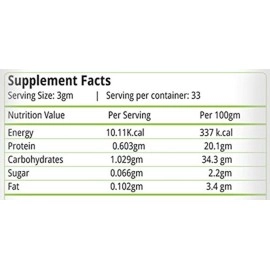 nature\'s velvet Lifecare Barley Grass Powder, 100 gms - Pack of One