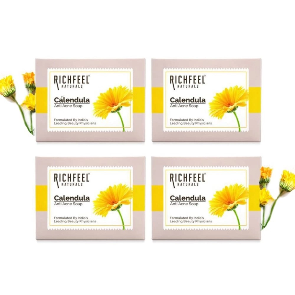 Richfeel Calendula Soap 75g each (pack of 4)