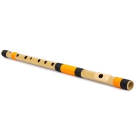 Radhe Flutes | PVC Fiber | D Sharp Bansuri | Middle Octave | Right Handed (16 Inches)