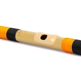 Radhe Flutes | PVC Fiber | D Sharp Bansuri | Middle Octave | Right Handed (16 Inches)