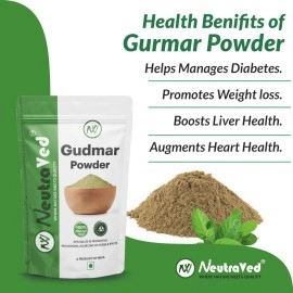 NeutraVed Gurmar Powder / Madhunashini Powder / Gymnema Sylvestre - 200g