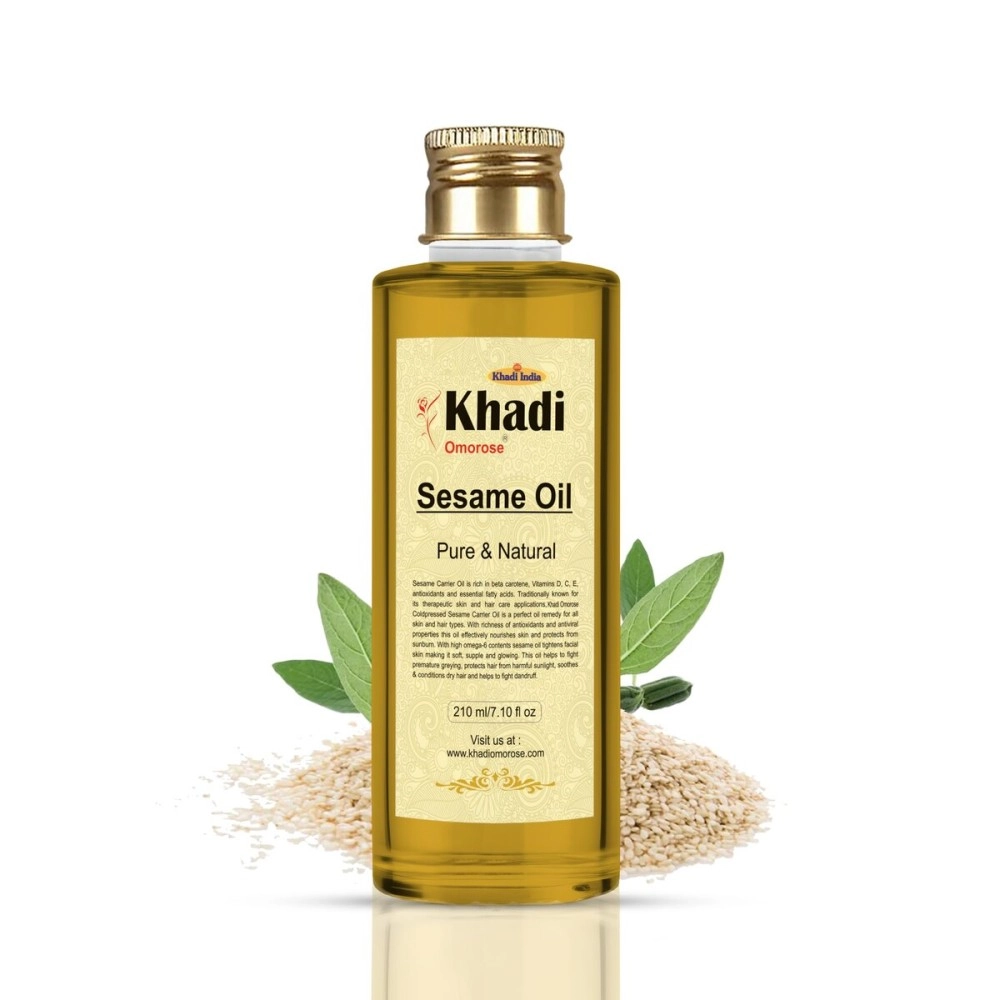 Khadi Omorose Sesame Carrier Oil (Pure & Coldpressed) -210 ml