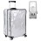 Handcuffs Transparent Luggage Trolley Protective Covers PVC Waterproof Travel Bag Suitcase Cover (32 Inches) (22 X 13.8 X 29.9)