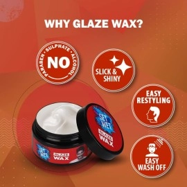 Set Wet Glaze Hair Styling Wax for Men, 60 gm