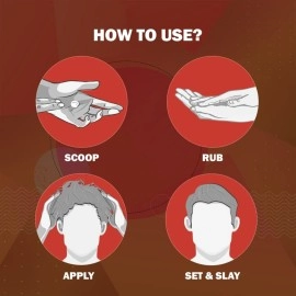 Set Wet Glaze Hair Styling Wax for Men, 60 gm