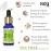 Rey Naturals Tea Tree Oil | Tea Tree Essential Oil for Hair, Skin and Face Care - 100% Pure Tea Tree Oil for Dandruff, Acne, Aromatherapy, Stress, and More - 15ml