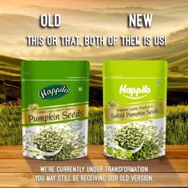 Happilo Premium Roasted Pumpkin Seeds (2 X 200G)-400G Pouch