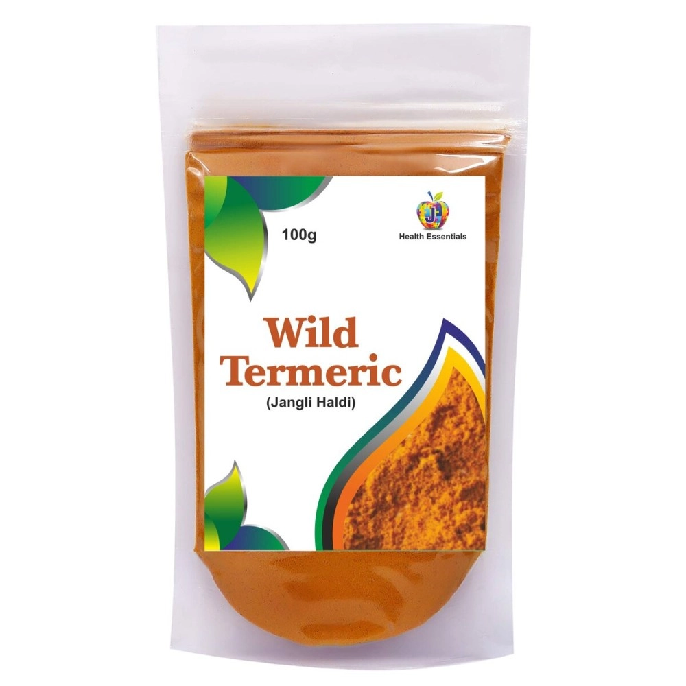 JIOO Organics Wild Turmeric Powder | Amba Haldi | Jungli Haldi | Kasturi Manjal | Pack of 1 | 100 Grams