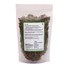 JIOO Organics Stevia Leaves | Natural Sweetener | Sugarfree | Pack of 1 | 50 Grams