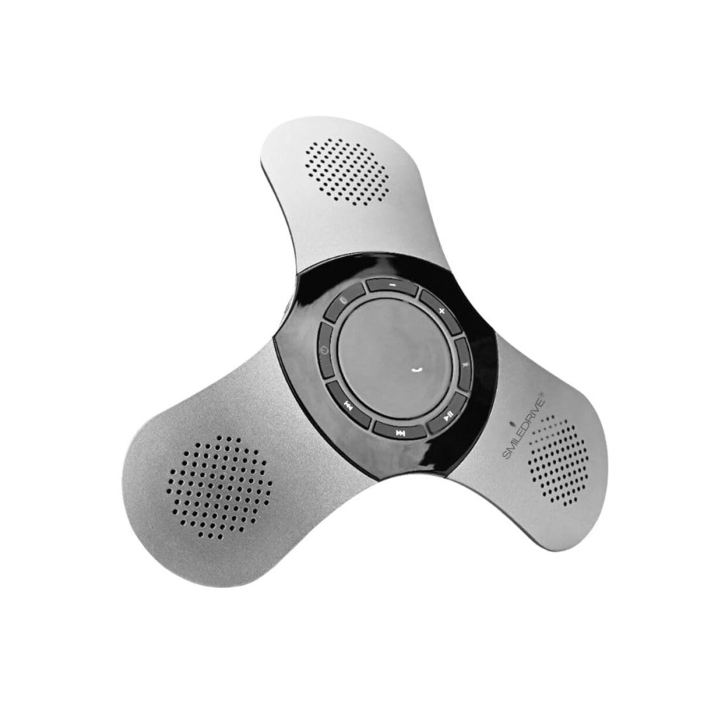 SMILEDRIVE Portable Bluetooth Mobile Conference Call Speaker with Omnidirectional Mic | Echo & Noise Cancellation | 360 Pickup from 10-12ft