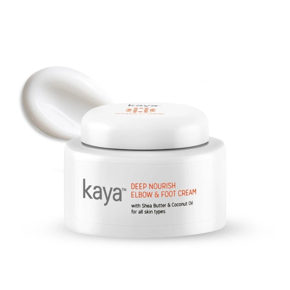 Kaya Skin Clinic Deep Nourish Elbow and Foot Cream, with Shea Butter & Coconut Oil, All Types 50ml