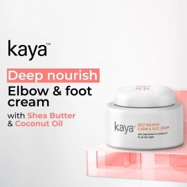 Kaya Skin Clinic Deep Nourish Elbow and Foot Cream, with Shea Butter & Coconut Oil, All Types 50ml
