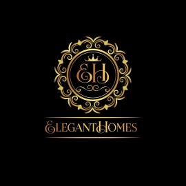 Elegant Homes Cotton Flowered 5 Seater Sofa Cover (Coffee, Brown, Standard)- Set of 6