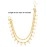 Shreyadzines Indian Bollywood Gold Plated Faux Pearl Sahara Chain set for Earring support/Ear Chains Traditional Jewelry