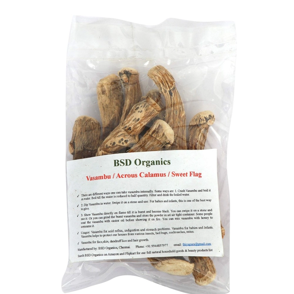 BSD Organics Vasambu/Acrous Calamus/Sweet Flag - 100 gms