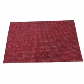 Kuber Industries PVC Thick Doormat for Offices,Hotel,Restaurtaurant,Home,Shop Color- Maroon (Extra Large) Size : 90 cm x 60 cm x 1.5 cm