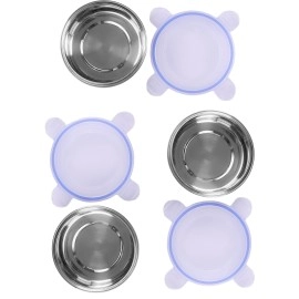 Sumeet Stainless Airtight & Leak Proof L&L Containers Set, Size 300Ml -3Pc Steel