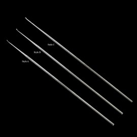 Embroiderymaterial Aari Embroidery Needles Set for Silk,Zari & Knit Thread Purpose - Pack of 5 Needles