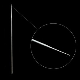 Embroiderymaterial Aari Embroidery Needles Set for Silk,Zari & Knit Thread Purpose - Pack of 5 Needles