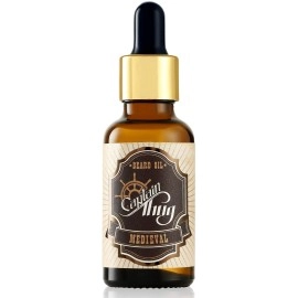 Captain Thug Medieval Beard Growth Oil - Ultra Premium - 9 Essential Oils - Promotes Beard and Mustaches Growth for Men - 30 ml (1)